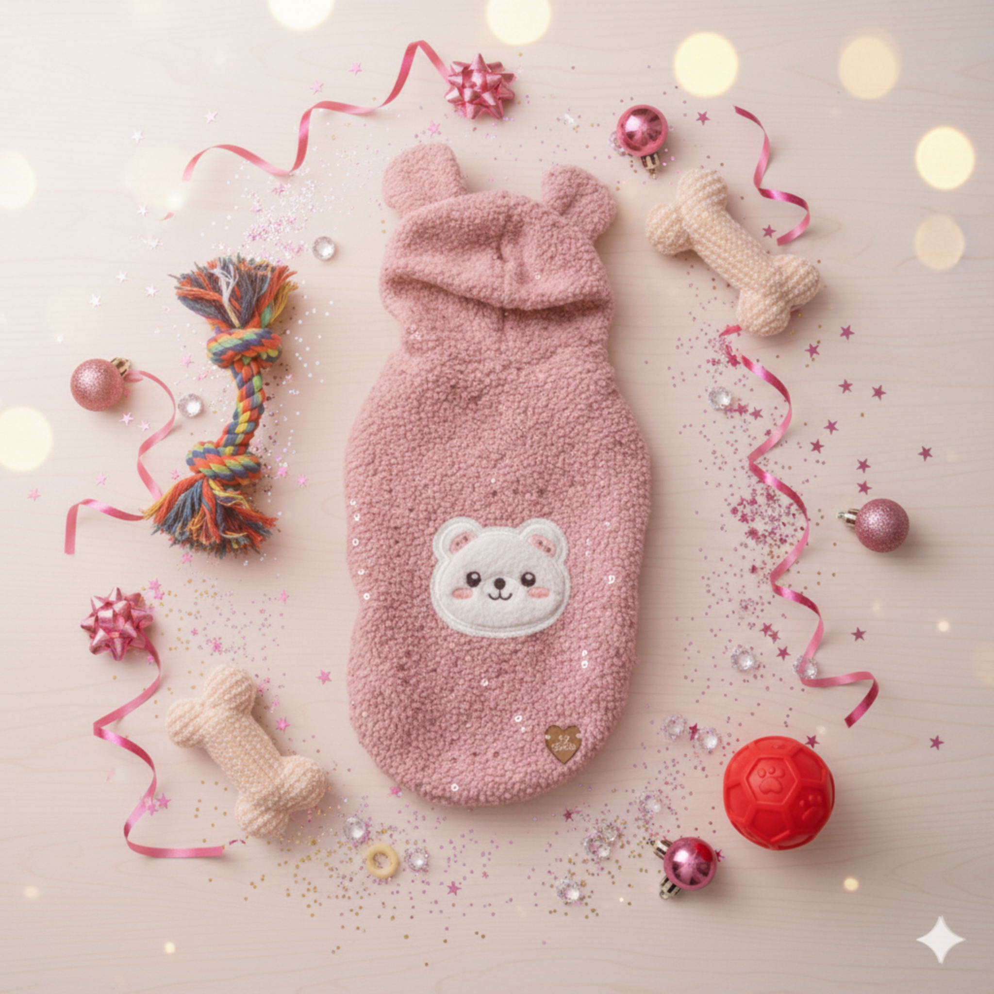 Felpa Invernale Teddy Chocolate per Cani